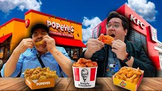 Which is the best FRIED CHICKEN? Popeyes, KFC or Church's Chicken