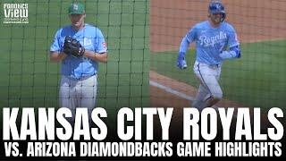 Kansas City Royals vs. Arizona Diamonbacks 2025 Spring Training Highlights | Bobby Witt Jr. Homer