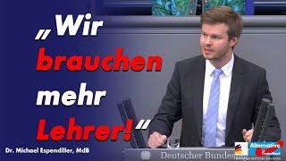 AfD im Bundestag: "Wir brauchen mehr Lehrer!" - Dr. Michael Espendiller - 18.09.2020