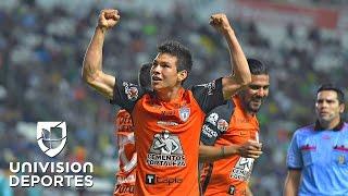 Hirving Lozano destroza al León en triunfo de 4-2 por parte de Pachuca