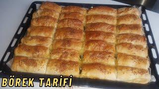 BÖREKÇİLERİN SIRRINI SAKLADIĞI TARİF   7 SEFERDE AÇILAN  PUL PUL DÖKÜLEN ISPANAKLI BÖREK TARİFİ ️