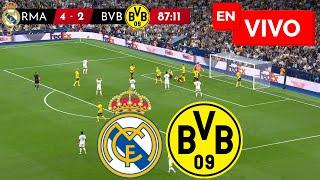  REAL MADRID VS BORUSSIA DORTMUND PARTIDO EN VIVO / CHAMPIONS LEAGUE