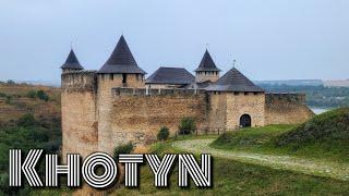 Khotyn fortress - Ukraine (UA) | walking tour | 4K