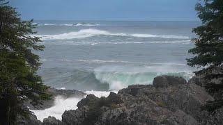 Watch Winter Waves in Ucluelet LIVE With Real Audio