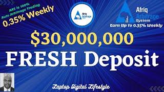 Afriq Arbitrage System (AAS) - $30,000,000 FRESH DEPOSIT REQUEST