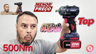 O Menor Preço Do Brasil Em Ferramentas AIKA 20V BRUSHLESS Furadeira Parafusadeira