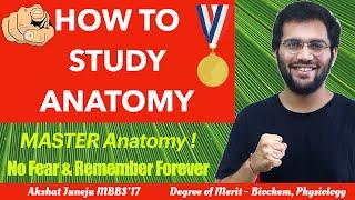 How to Study Anatomy Effectively In MBBS 1st Year | Medical School