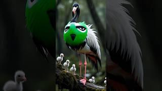 beautiful Flamingo #birds ##nature #art #shorts #ai