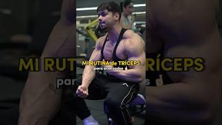 MI RUTINA de TRÍCEPS  #fitness #gym #gymmotivation #fitnesmotivation #triceps #rutina #workout