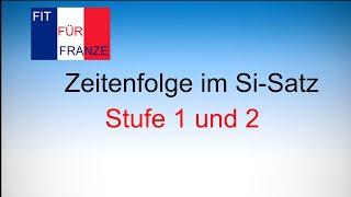 Zeitenfolge im Si-Satz im Französischen - einfach besser erklärt! | #französischlernen