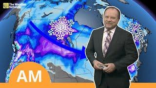 Canada's National Forecast: Coast to Coast Snow Watch | #WeatherAM