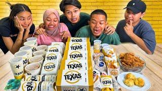 ADIK MINTA ABANG BORONG SEMUA MENU TEXAS CHICKEN!