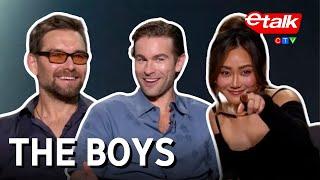 'The Boys' cast REACT to Homelander memes & REVEAL their fave Toronto restaurants | Etalk Interview