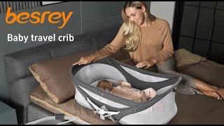 BR- BDC05 Baby Travel Crib Official Assembly & Fold Video