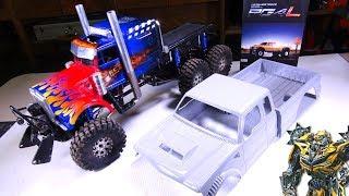 RC ADVENTURES - "BUMBLEBEE" AS A TRUCK!? TRANSFORMERS TRiBUTE BUiLD - Unboxing Cross RC PG4L