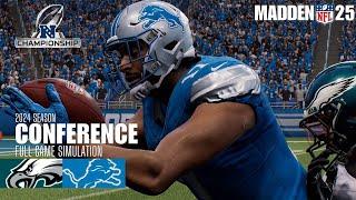 Philadelphia Eagles vs. Detroit Lions | Madden NFL 25 Simulation #madden25