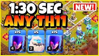 EPIC STRATEGY | Th11 ICE GOLEM+WITCH Attack Strategy | Th11 Best Attack | Best Th16 Attack Strategy