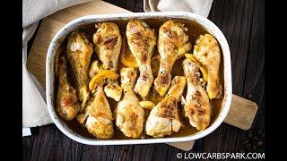 Easy Baked Lemon Garlic Chicken - LowCarbSpark