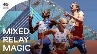 USA lead qualification for the mixed 4x400m relay | World Athletics Championships Oregon 22