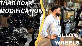 New Thar Roxx Modification || Alloy Wheels  || @Deepak_Narwat