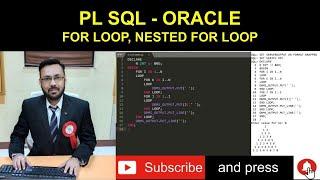 PLSQL BLOCK - PRACTICAL DEMO OF FOR LOOP, NESTED FOR LOOP TO PRINT TRIANGLE AND PYRAMID