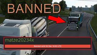 REC BAN・TruckersMP/ETS2 Reckless Driving (matze20234x BANNED)