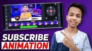 How to make SUBSCRIBE Button Animation Green Screen In Mobile| Subscribe Bell Intro Kaise Banaye