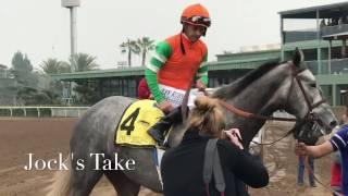 Jock's Take with Mike Smith on the Las Virgenes Stakes at Santa Anita Park