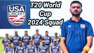 USA Squad T20 World Cup | T20 Cricket world cup 2024  | Usa Squad  | World Cup 2024