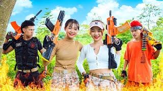 VTL Nerf War: Sky SEAL Girls Warriors Nerf Guns Fight Ringman Tranbi Chaos Stratagems