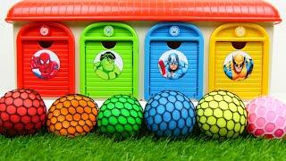 Satisfying Video | How I Made 4 Color ASMR Magic Garage Transformation FROM 6 Net Stress Balls DIY