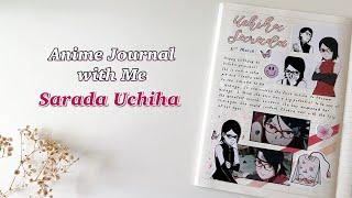 Anime Journal with Me #shorts | Sarada Uchiha ️
