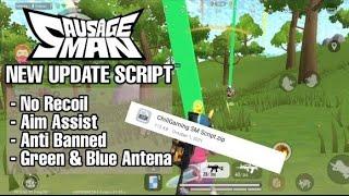 Sausage Man Hack ( No recoil, Aim Assist, Green & Blue Antena) New Update