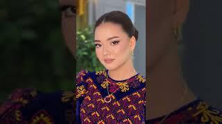 Türkmen gyz makyaj kesde yaka