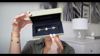 VCA Van Cleef & Arpels 5 Motif Vintage Alhambra Guilloché Bracelet Unboxing