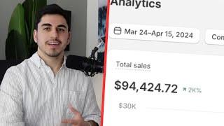 $94,424 in 8 Days with Shopify Dropshipping (case study)