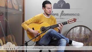 Andrés Domínguez 1997 flamenco guitar for sale played by Alberto Fernández