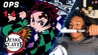 I'M READY TO SLAY SOME DEMONS! (Demon Slayer Openings First Time Reaction)