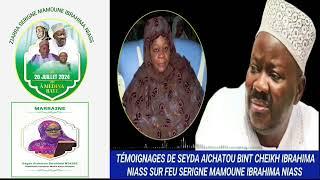 "Serigne Mamoune Niass Bakh rek laniou kham si mom..." témoigne Seyda Ndeye Aissatou Niass #ZSMN2024