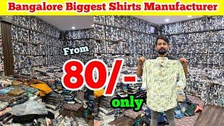 Bangalore Shirts Manufacturer | Bangalore wholesale Market | Bangalore Shirt Factory | Namma vlog