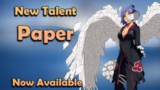 Shinobi Warfare: Primary Talent Paper [Preview]