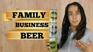 DRINKING  3 TYPES OF BEERS! Family Business Beer (Pilsner, Ale, and IPA)