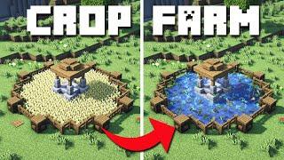 Minecraft - Aesthetic Redstone Crop Farm Tutorial (How to Build)