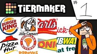 TierMaker - Finally! Someone's Opinions on Fast Food! (Episode One)