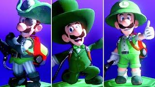 Luigi's Mansion 3 - All New Costumes & ScareScraper Themes