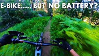 Can you ride an E-Bike with no battery? | Transition Relay | Thunderstruck| Shaver lake, CA