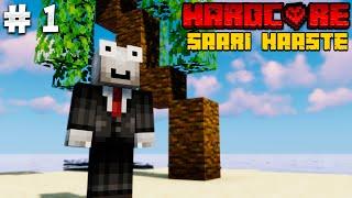 Minecraft Hardcore Haaste: VANKINA SAARESSA! #1