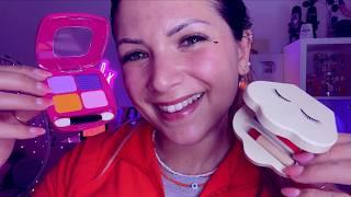 ASMR Makeup Beauty Salon - Plastic vs Wood Makeup