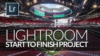 Lightroom: Start to Finish Processing: Atlanta Falcon's New Stadium Shot