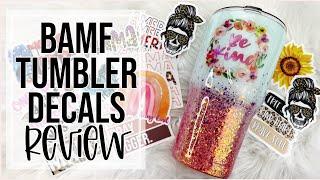 BAMF Tumbler Decals Review + Application